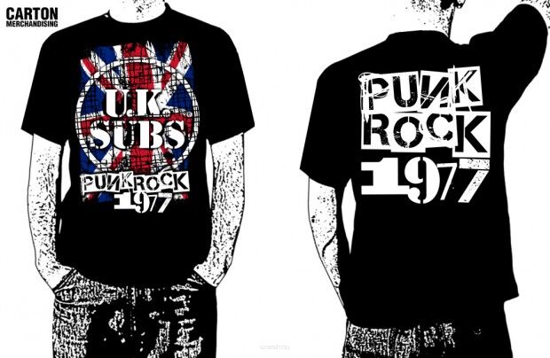 T-SHIRT KOSZULKA UK SUBS PUNK ROCK 1977