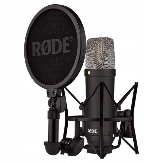 RODE NT1 Signature Black MIKROFON POJEMNOŚCIOWY - ZESTAW DO WOKALU