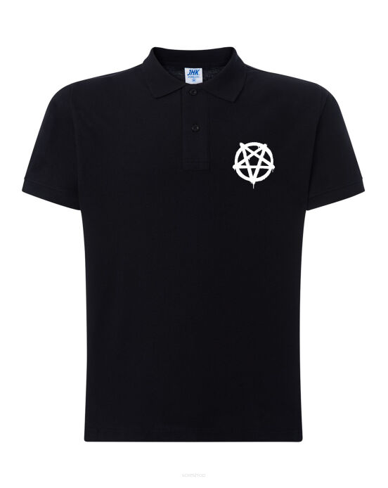 KOSZULKA POLO PENTAGRAM CZARNA