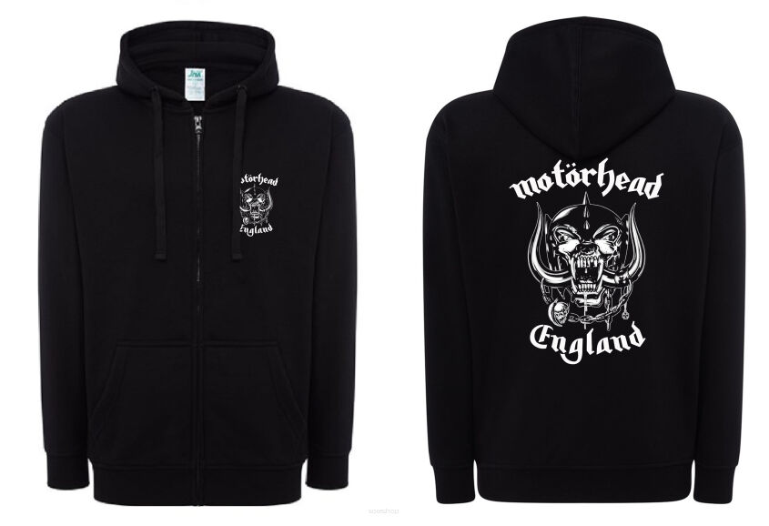 BLUZA MOTORHEAD ENGLAND suwak czarna