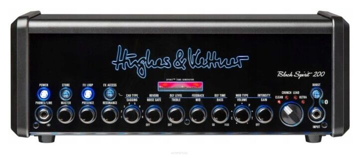 HEAD GITAROWY BLACK SPIRIT 200 HUGHES & KETTNER